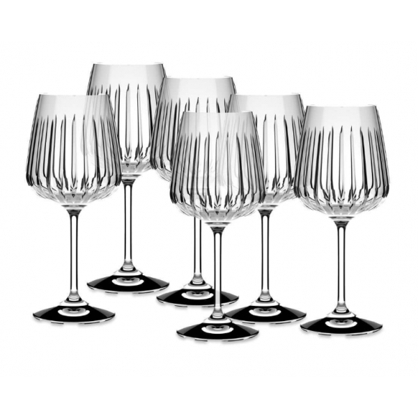 Set 6 Calici Spritz Linea Timeless 51 cl In Cristallo Luxion Made in Italy