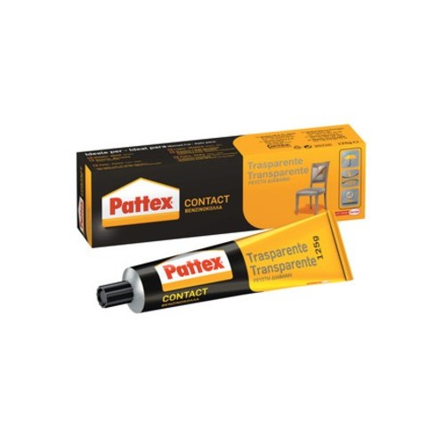 Pattex adesivo trasparente gr.125 pelle cuoio legno carta cartone feltro  sughero