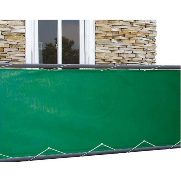 Telo Copri Balcone Terrazzo Giardino Per Privacy Frangivento Tinta Unita  Verde