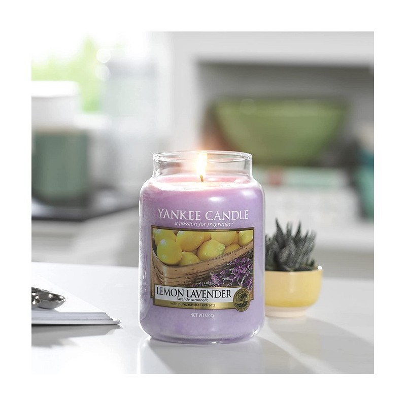 Yankee Candle Scented Votive Lemon Lavender - Candela profumata Limone e  lavanda