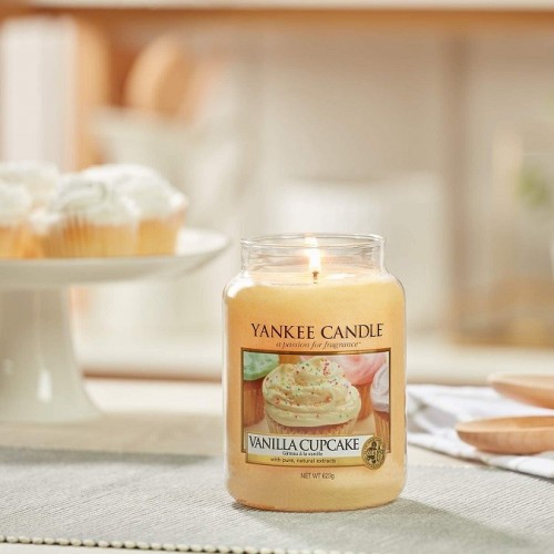 Candela profumata Yankee Candle in giara piccola, profumazione Vanilla  Almond Frosting